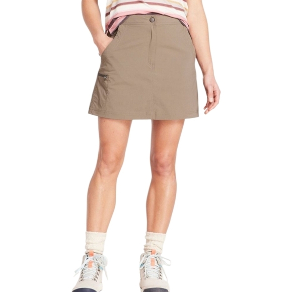 L.L. Bean Pants - LL Bean Water-Repellent Comfort Trail Skort, Mid-Rise